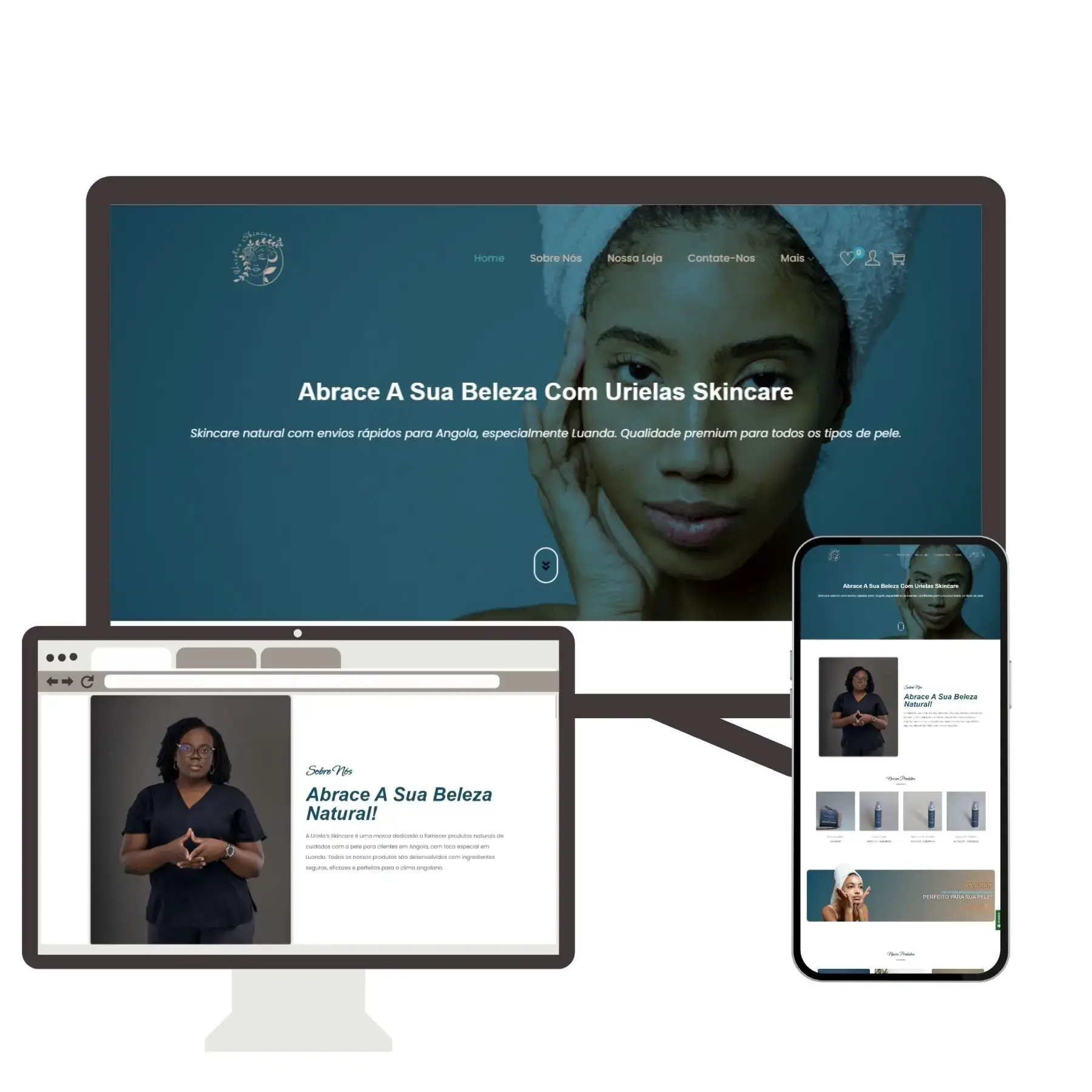 Urielass Skincare e-commerce website – Elev8Web